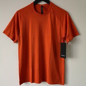 NWT LULULEMON EXDN/EXDN Orange LTWT Metal Vent Tech SS Top Shirt Men's XL